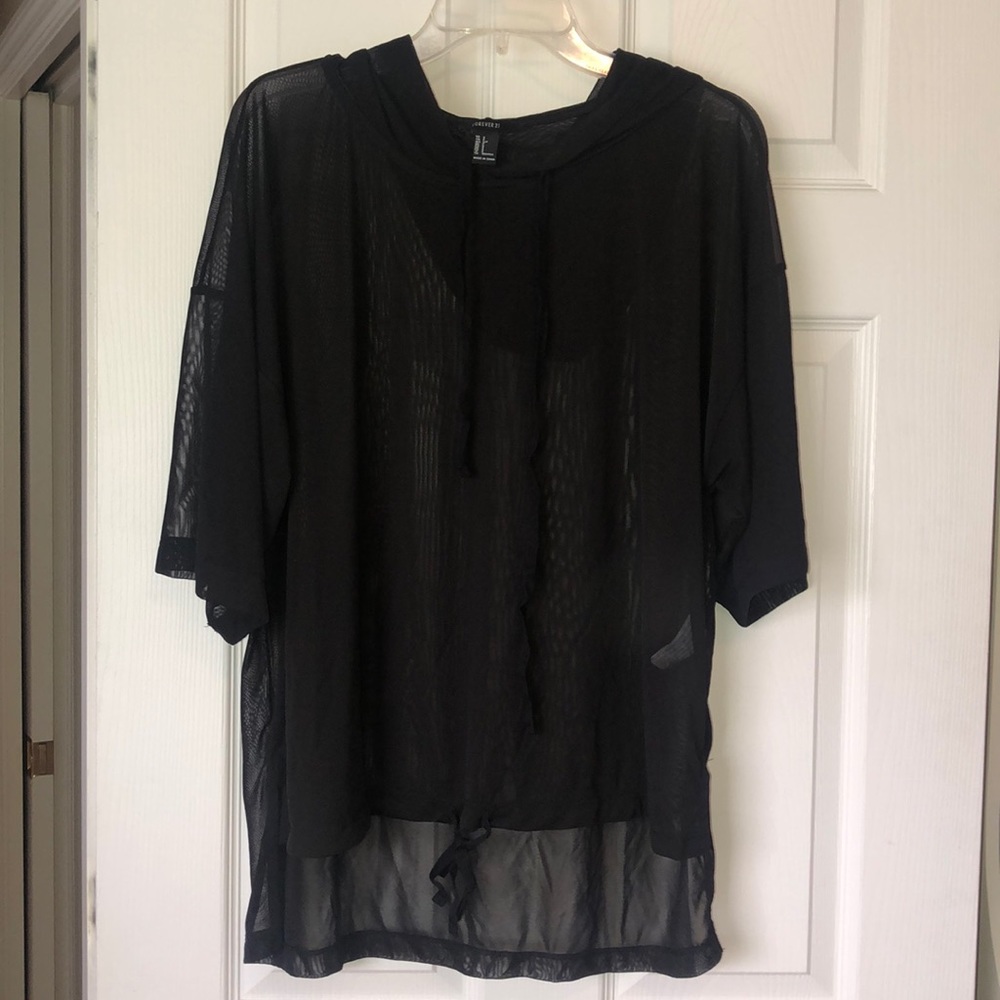 Forever 21 Mesh Hoodie